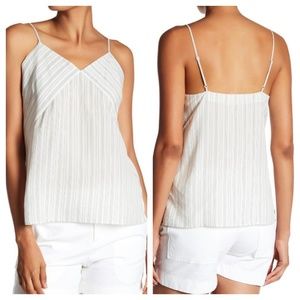 Vince Monotone Stripe Silk Cami